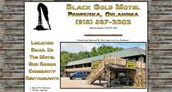 Desktop Screenshot of blackgoldmotel.com